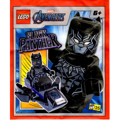 black panther with jet paper bag