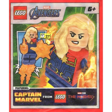 captain marvel paper bag
