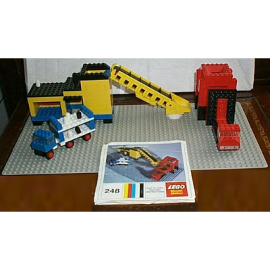 factory with conveyor belt