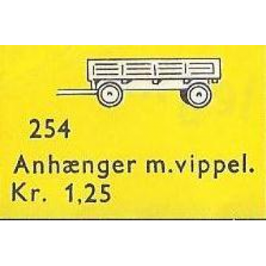 1:87 bedford flatbed trailer