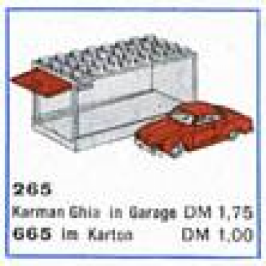 1:87 karmann ghia with garage