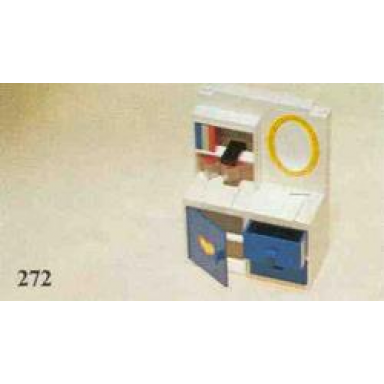 dressing table with mirror