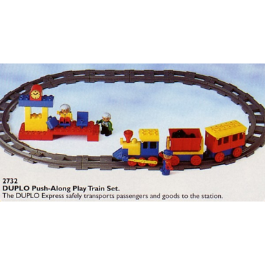 push-along play train set