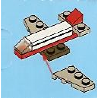 advent calendar 2010 city day 9 - toy airplane