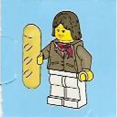 advent calendar 2010 city day 14 - woman with bread