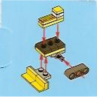 advent calendar 2010 city day 20 - toy bulldozer