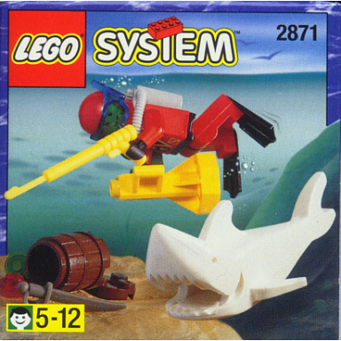 diver and shark