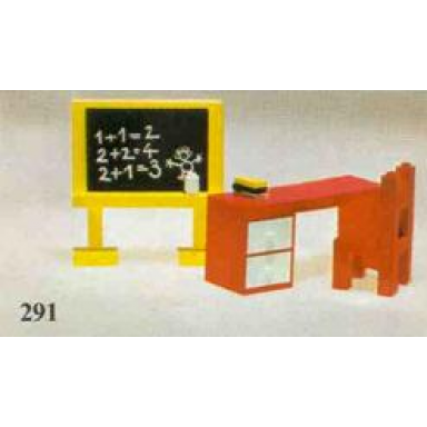 blackboard and school desk