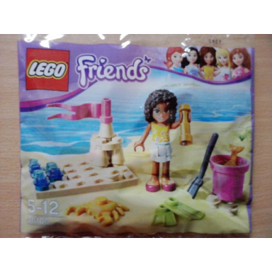 andrea on the beach polybag
