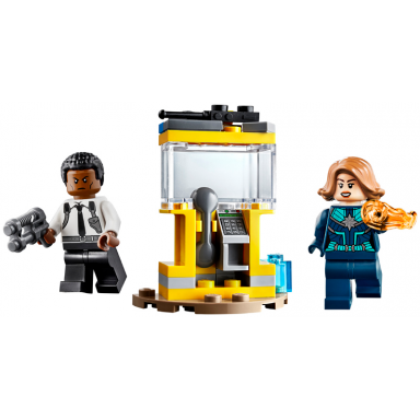 captain marvel and nick fury polybag