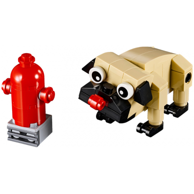 cute pug polybag