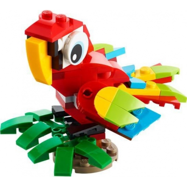 tropical parrot polybag