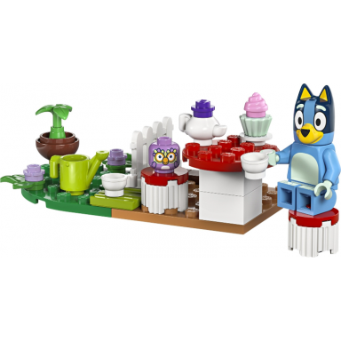 bluey tea party paper bag polybag