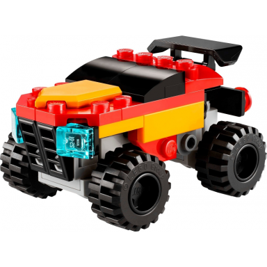 mini convertible monster truck paper bag polybag