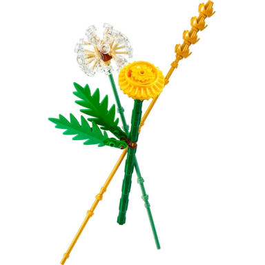field flowers paper bag polybag