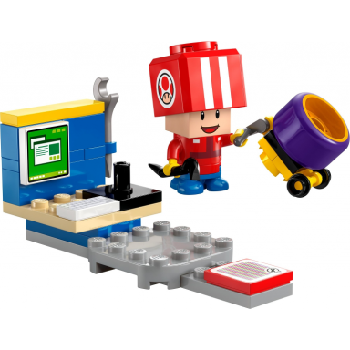 toad pit crew paper bag polybag