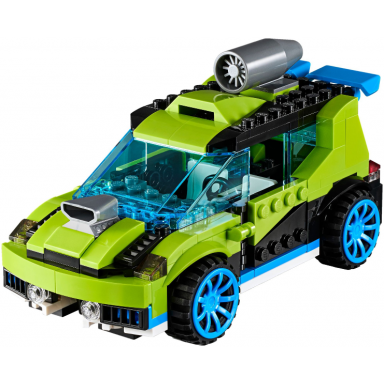 rocket rally car