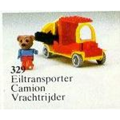 bernard bear and pickup truck
