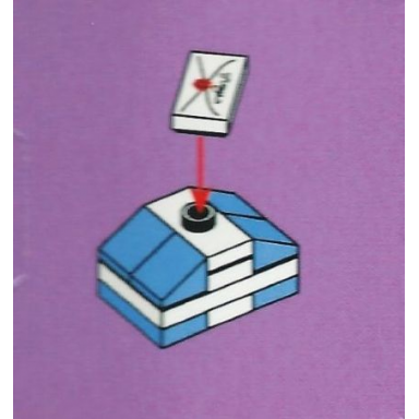 advent calendar 2012 friends day 23 - medium blue white present with letter
