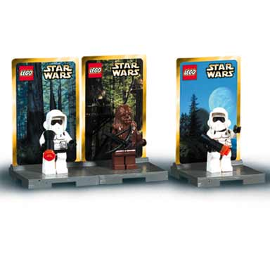 star wars 3 - troopers chewie minifigure pack