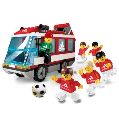 team transport bus adidas edition