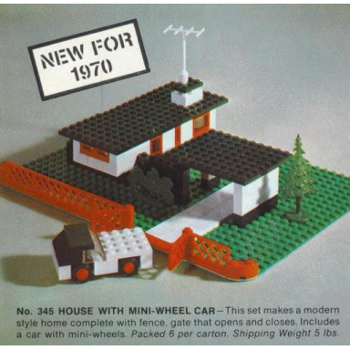 house with mini wheel car