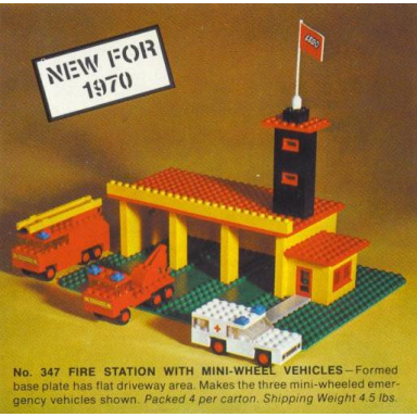 fire station with mini cars