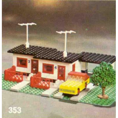 terrace house with car and garage