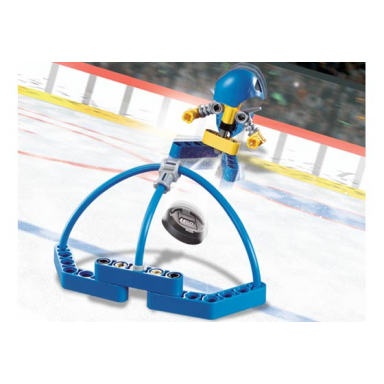 blue player goal