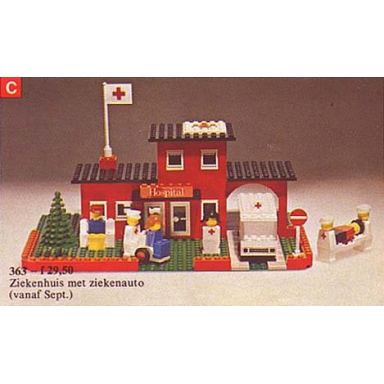 hospital with figures
