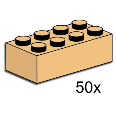 2 x 4 tan bricks