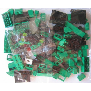 locomotive green bricks