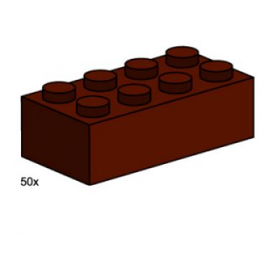 2 x 4 brown bricks