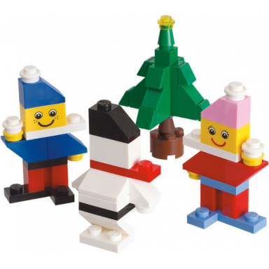snowman building set polybag