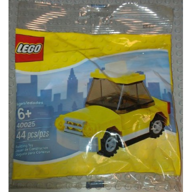 yellow car new york taxi cab polybag