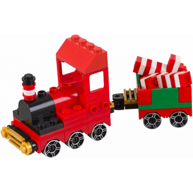 christmas train polybag
