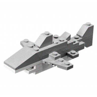 monthly mini model build set - 2012 08 august shark polybag