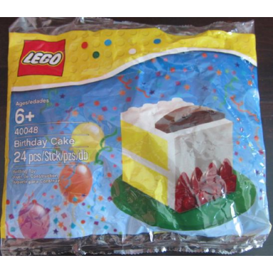birthday cake green base version polybag