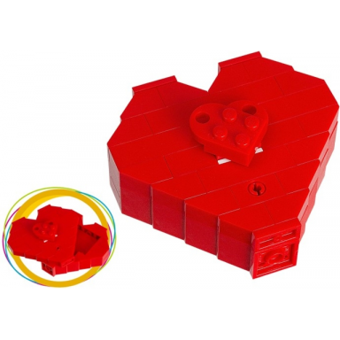 valentines day heart box polybag