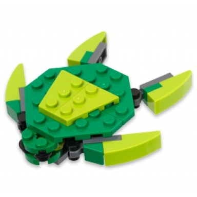 monthly mini model build set - 2013 03 march turtle polybag