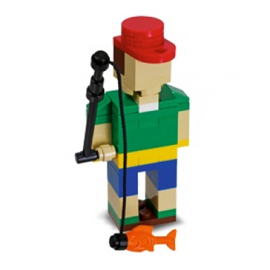 monthly mini model build set - 2013 06 june fisherman polybag