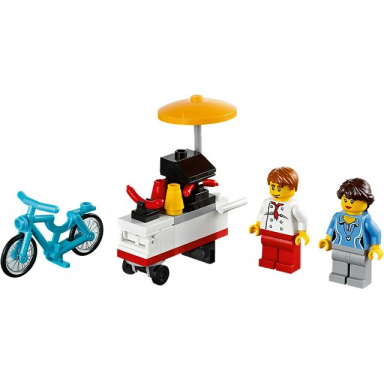 hot dog cart polybag