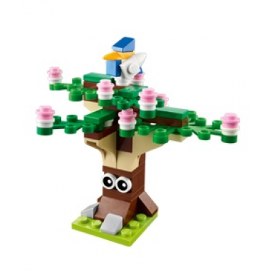 monthly mini model build set - 2014 03 march spring tree polybag