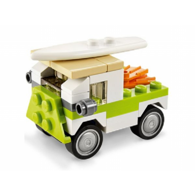 monthly mini model build set - 2014 07 july beach van polybag