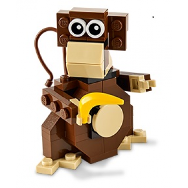 monthly mini model build set - 2014 08 august monkey chimpanzee polybag