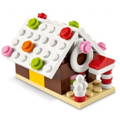 monthly mini model build set - 2014 12 december gingerbread house polybag