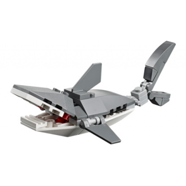 monthly mini model build set - 2015 11 november shark polybag