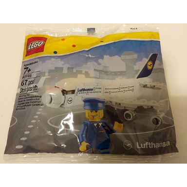 lufthansa plane polybag