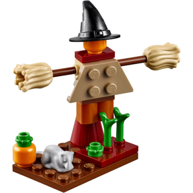 monthly mini model build set - 2018 10 october scarecrow polybag