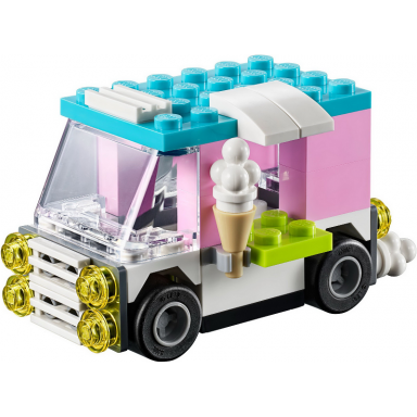 monthly mini model build set - 2019 07 july ice cream truck polybag